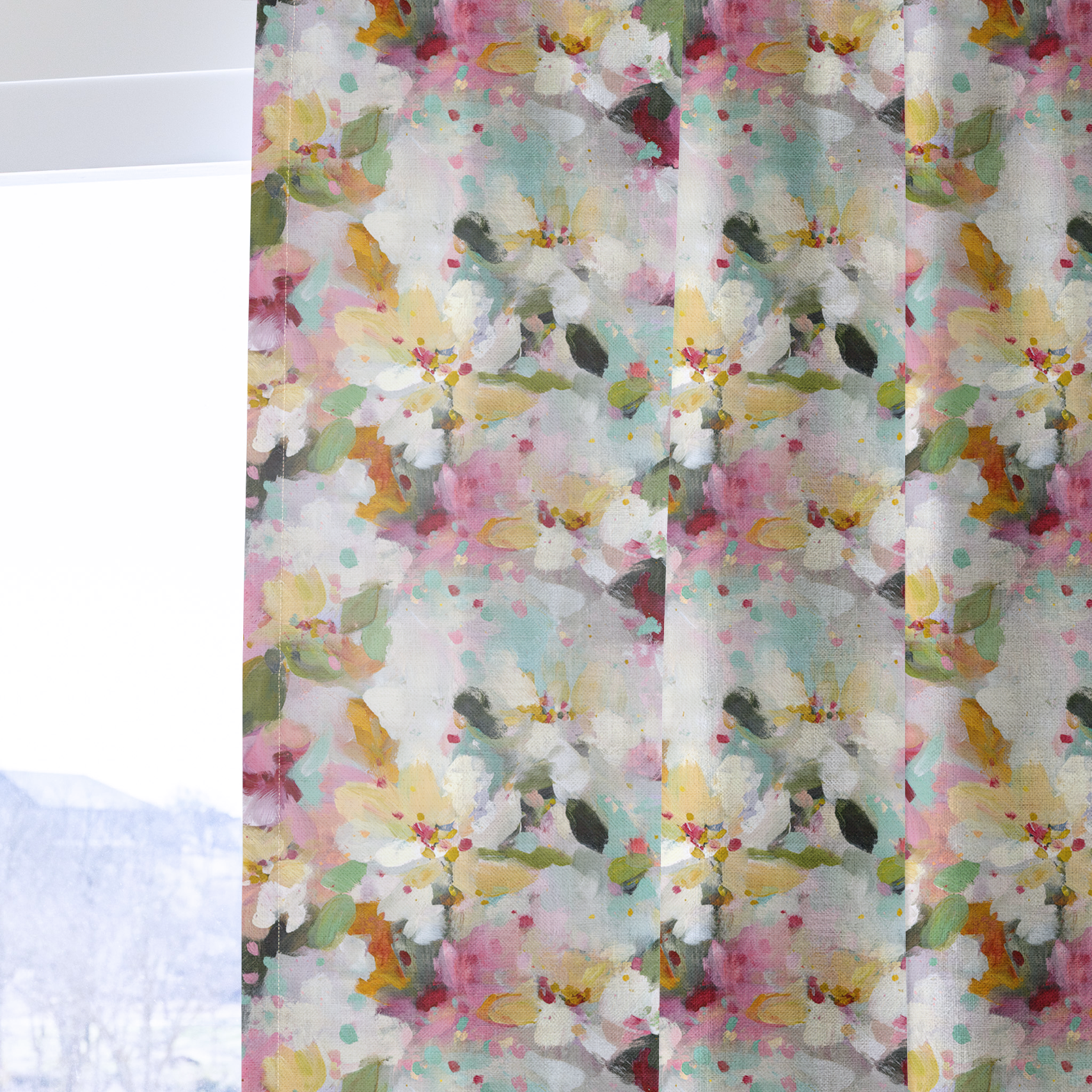 Fleur Garden - Drapery — one panel