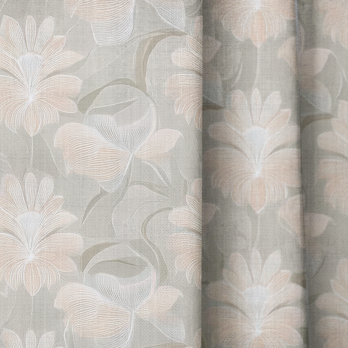 Clarke - Drapery — close up