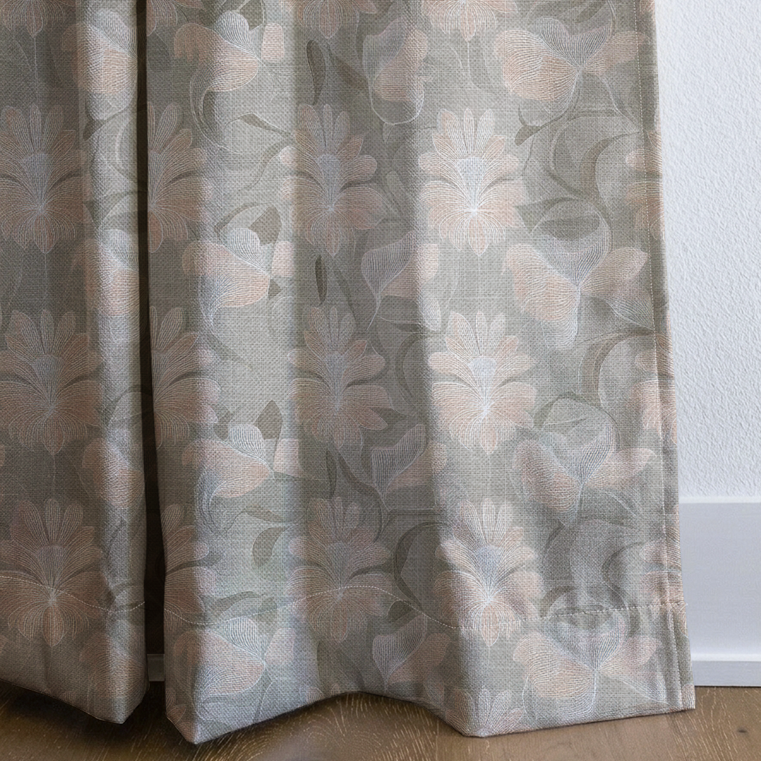 Clarke - Drapery — corner closeup