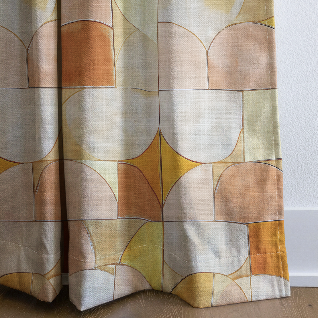 Golda - Drapery — corner closeup