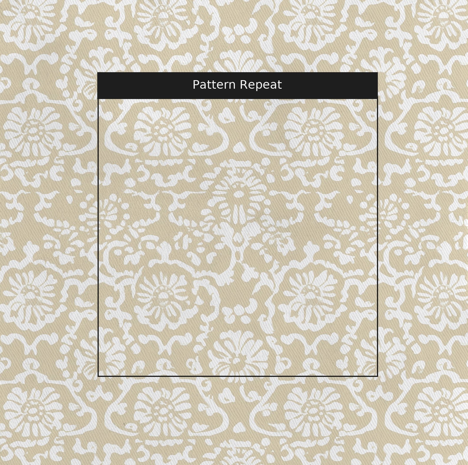 Sandy Fabric by the Yard — pattern repeat