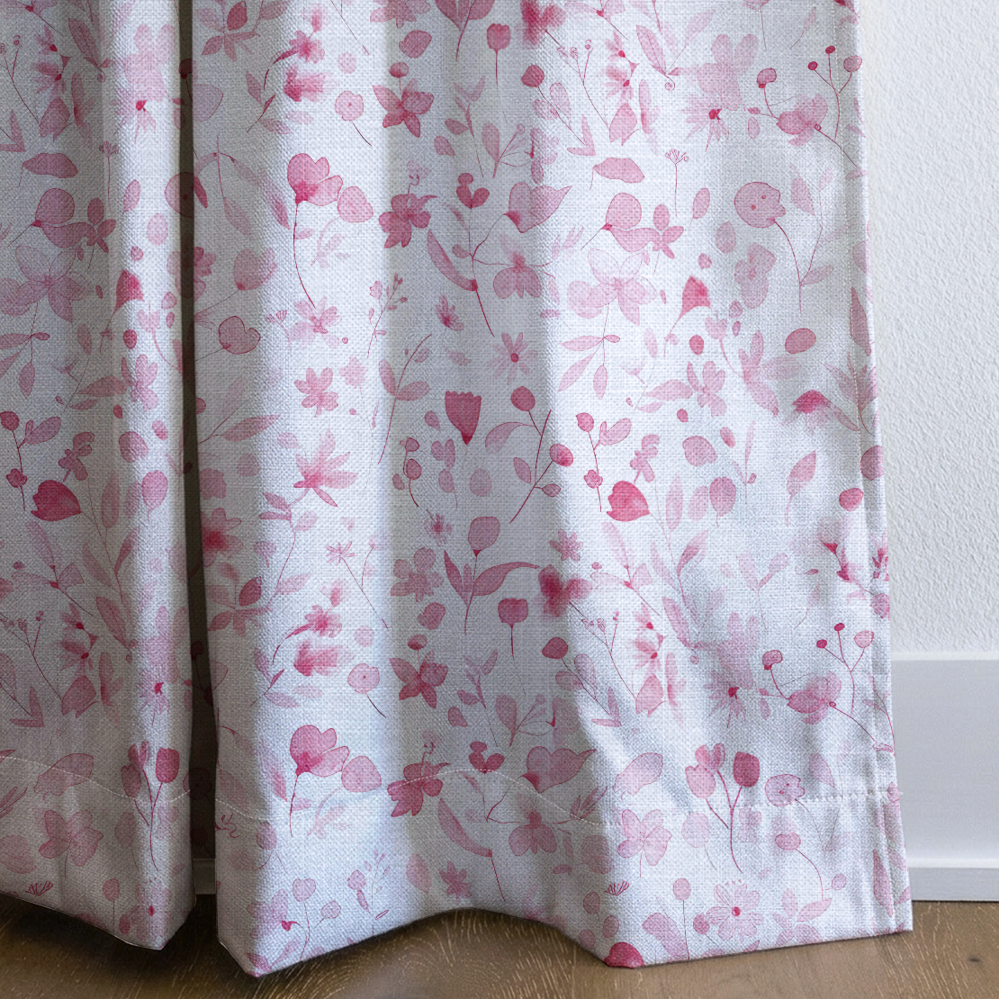 Hazel - Drapery — corner closeup