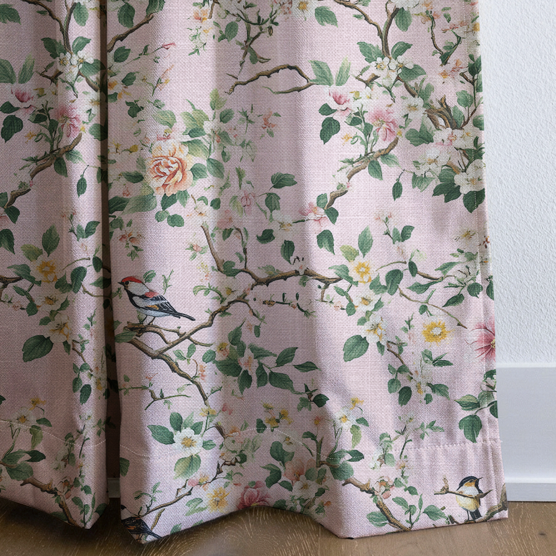 Windy Whispers - Drapery — corner closeup