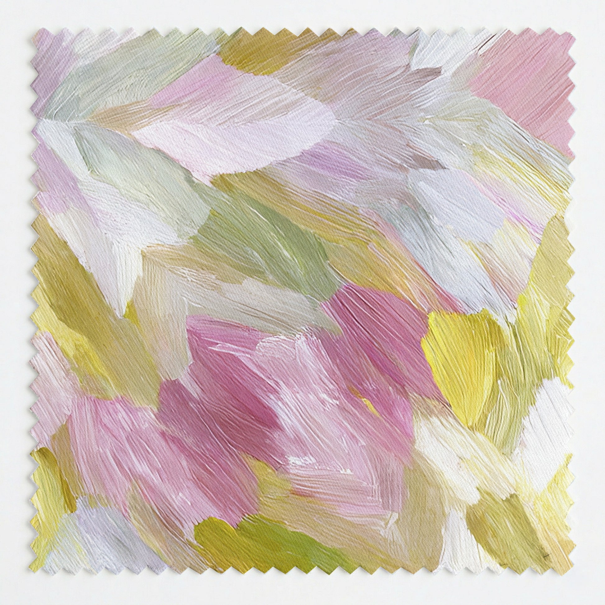 Blushed Mosaic Fabric by the Yard