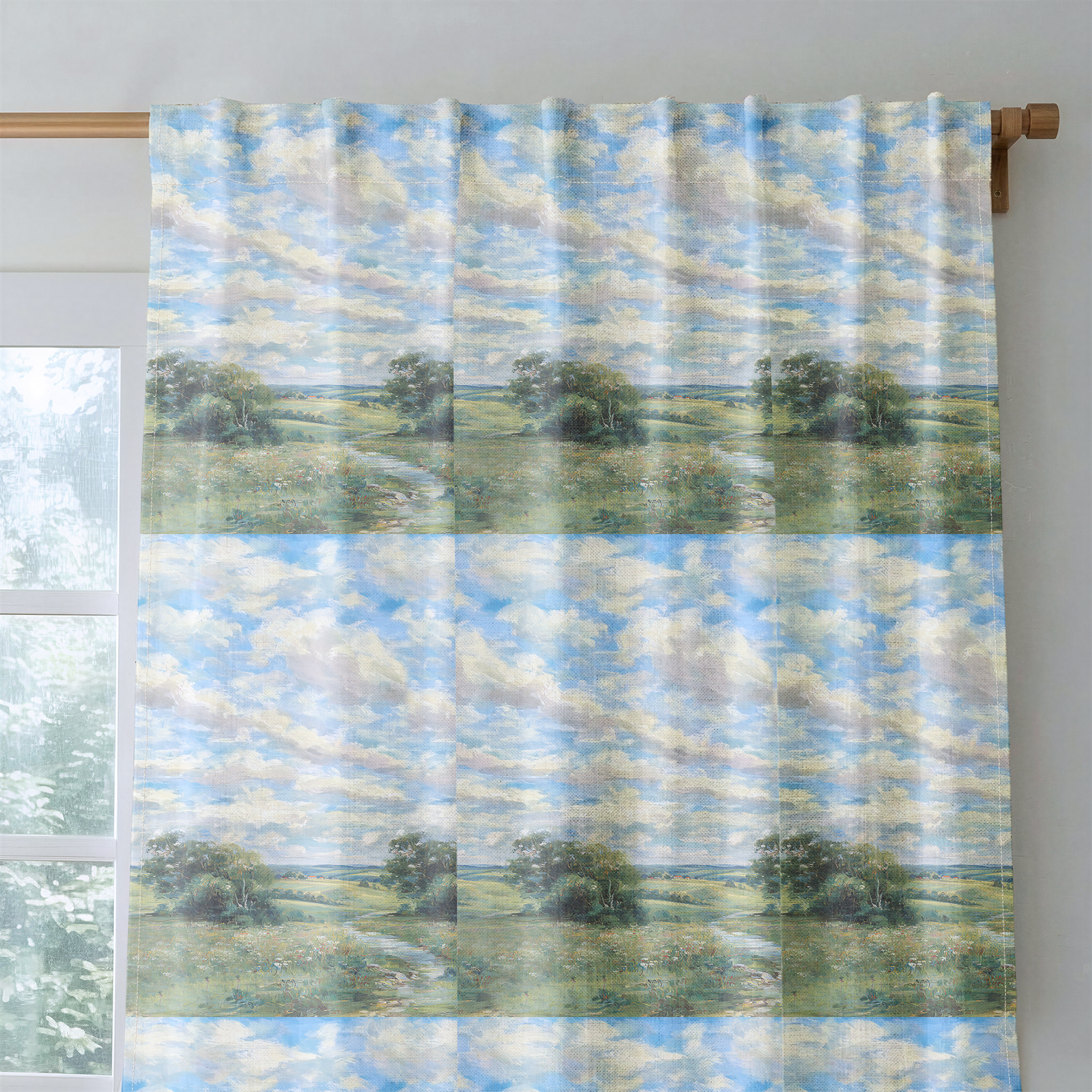 Winding Path - Drapery — rod