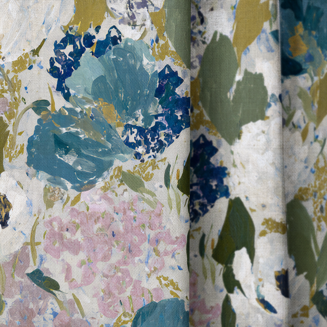 Garden in Motion - Drapery — close up