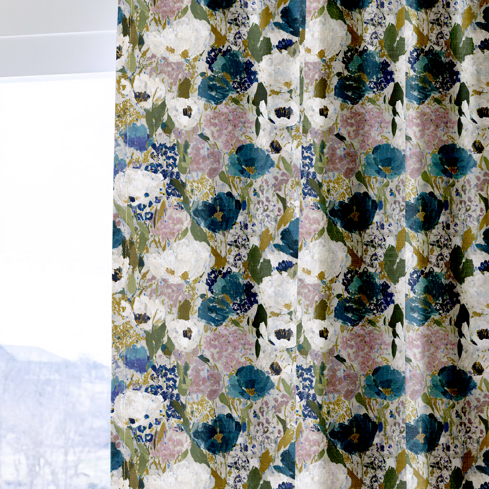 Garden in Motion - Drapery — one panel