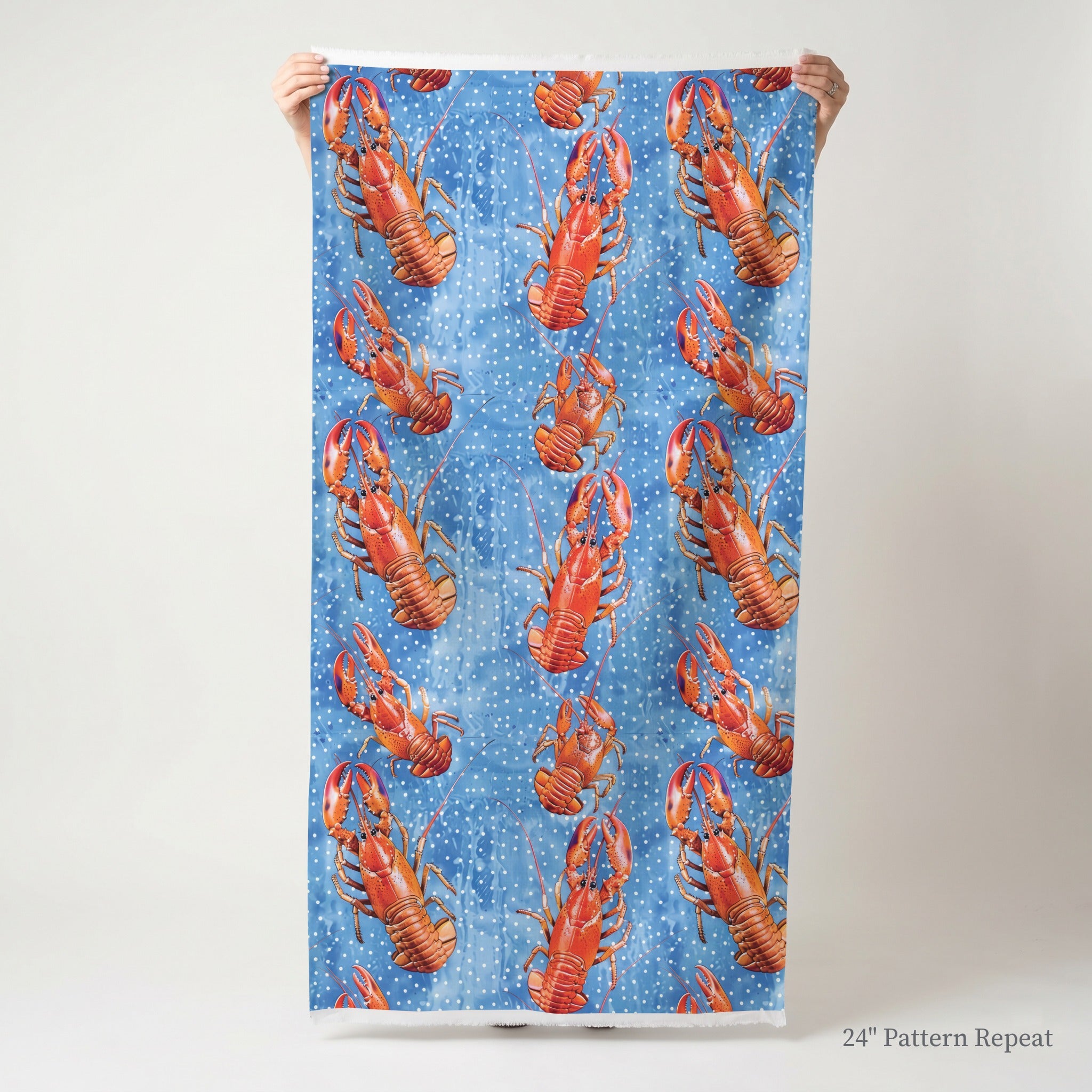 Lola's Lobster Soiree Fabric by the Yard