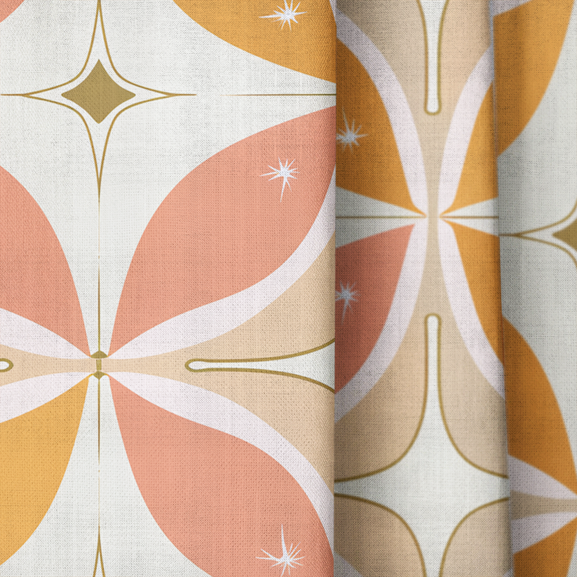 Leah - Drapery — close up