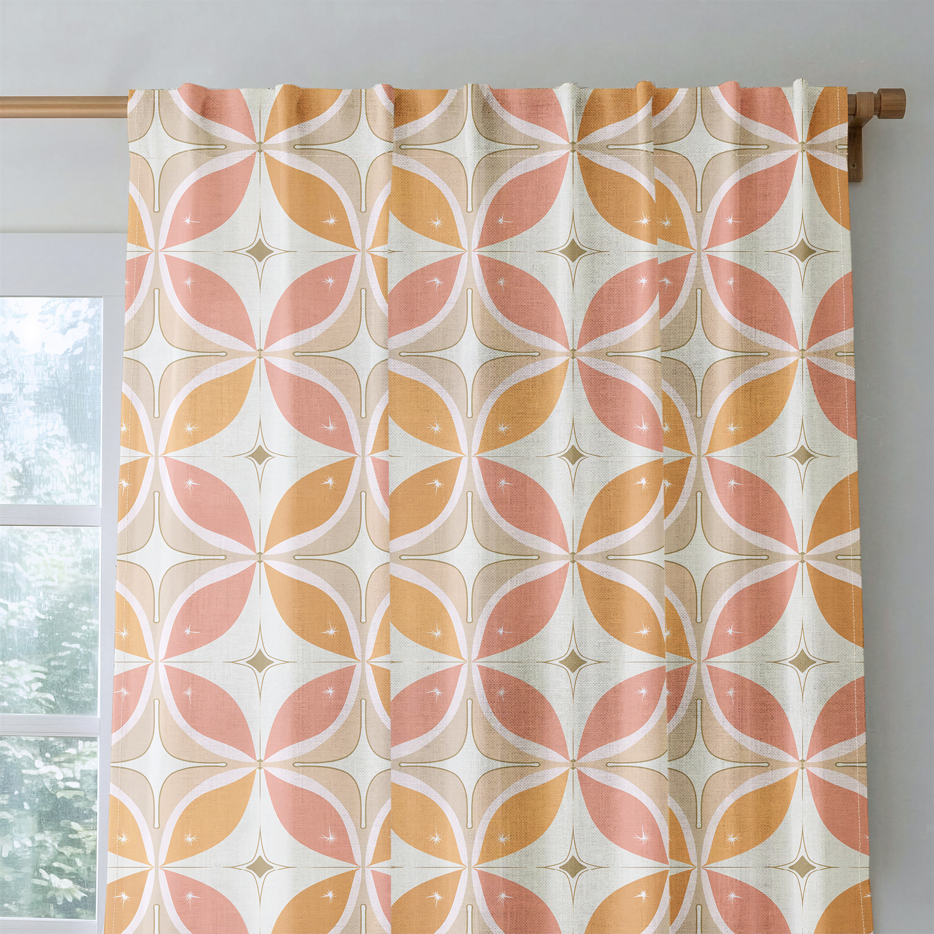 Leah - Drapery — rod