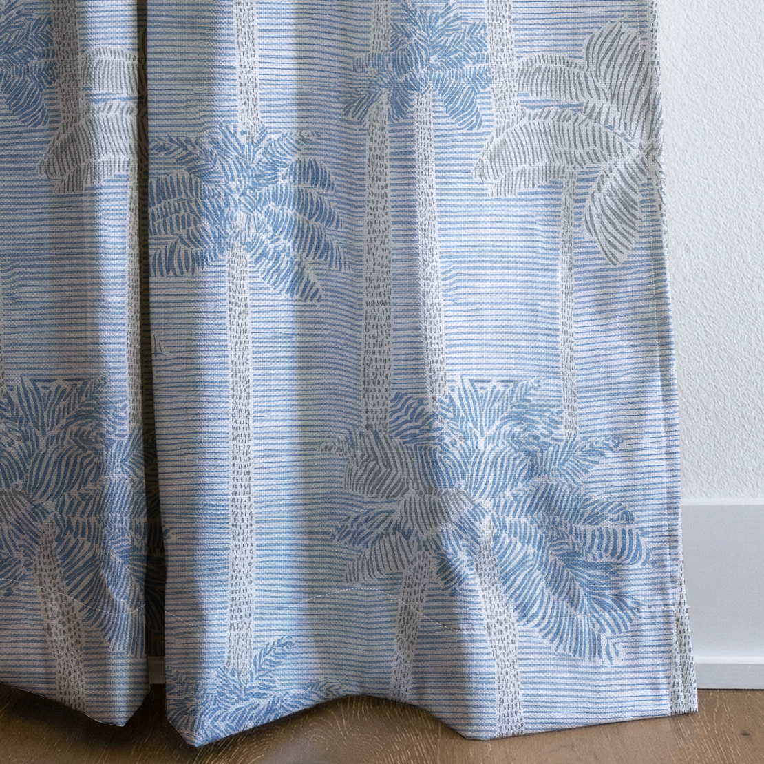 Palm Sketch - Drapery — corner closeup