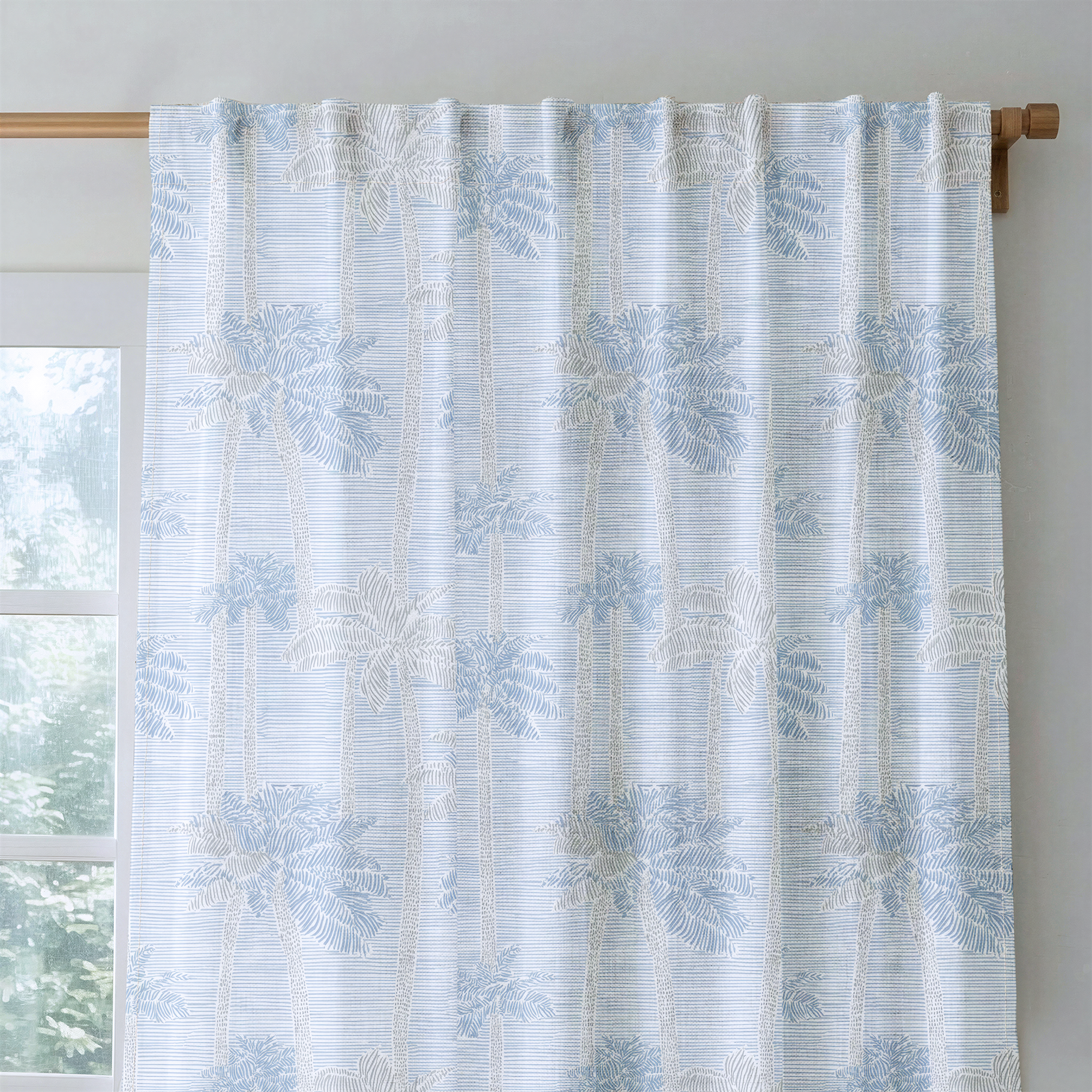 Palm Sketch - Drapery — rod