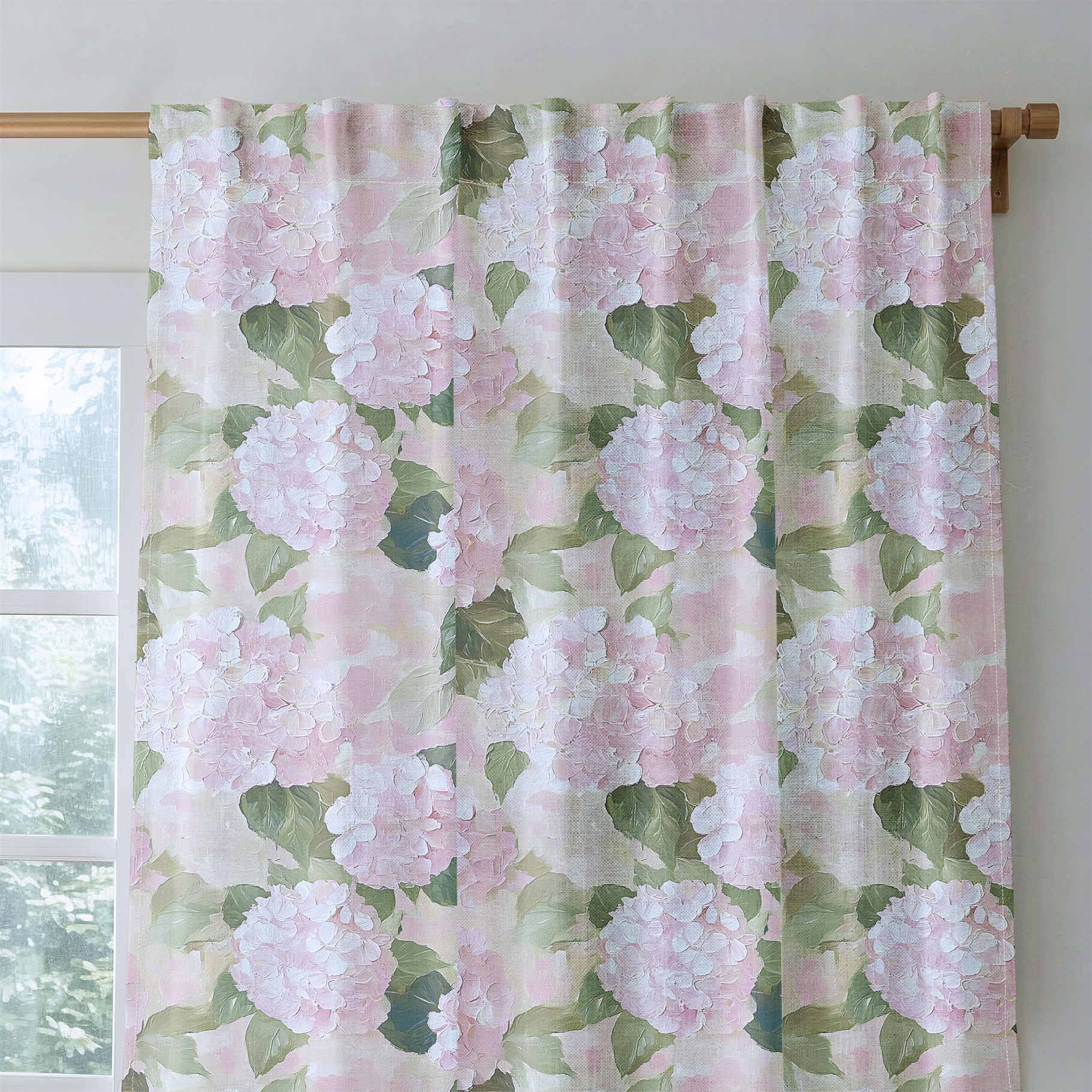 Hydrangea Haven - Drapery — rod