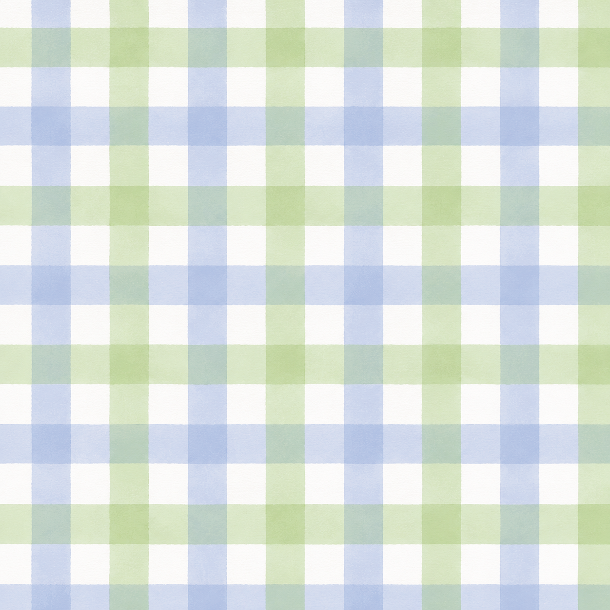 Leaf Me Be Gingham Wallpaper