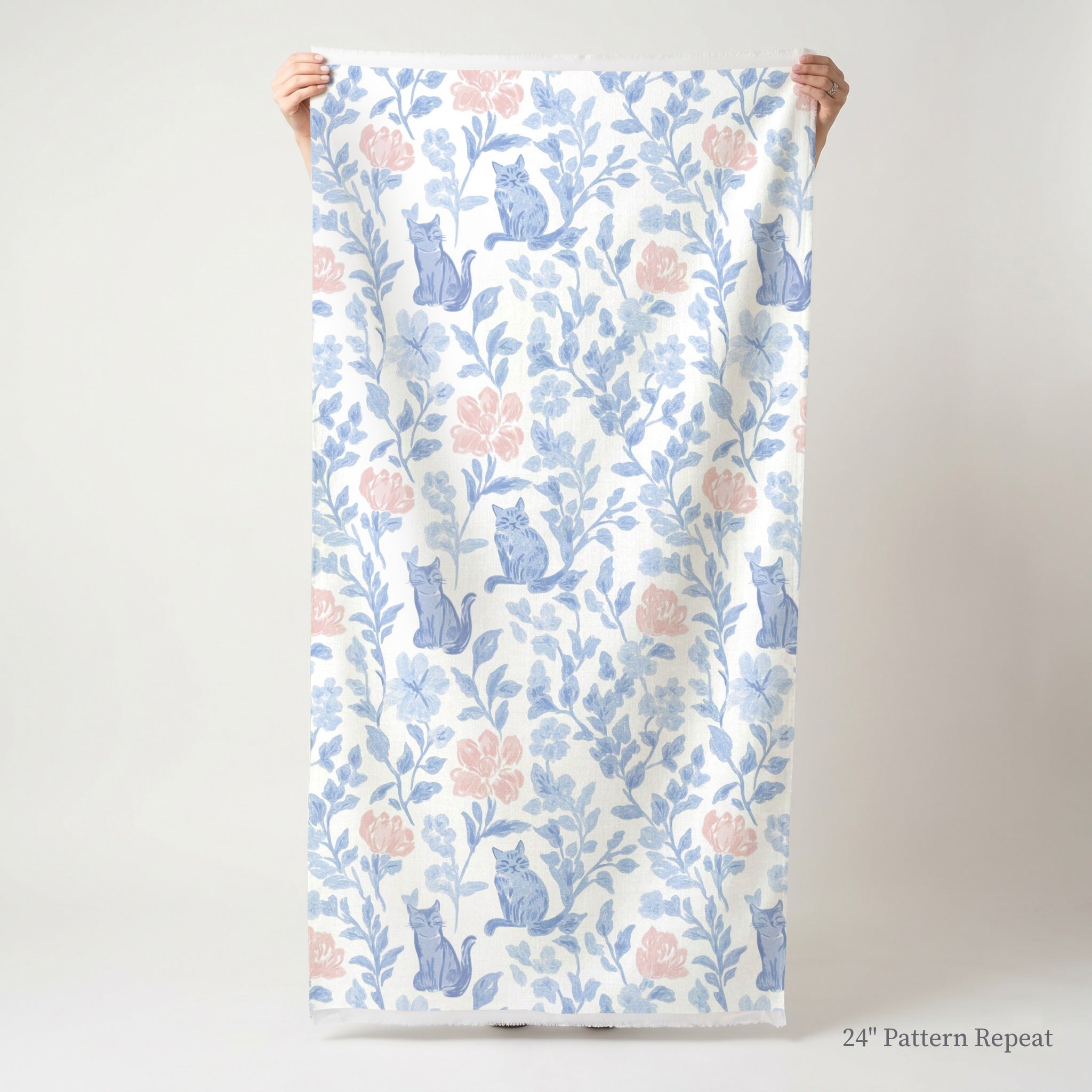 Mod Meow Fabric by the Yard