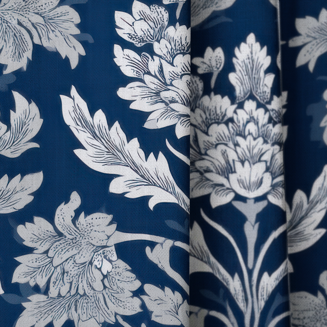Windsor Bloom - Drapery — close up