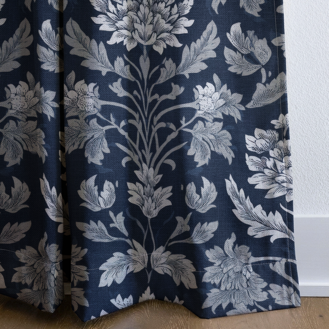 Windsor Bloom - Drapery — corner closeup