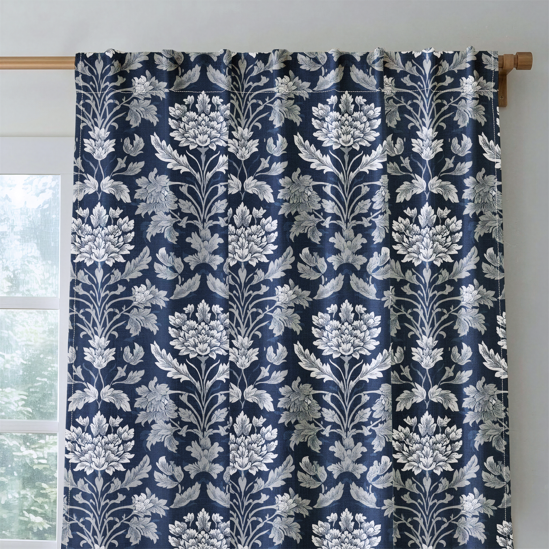 Windsor Bloom - Drapery — rod