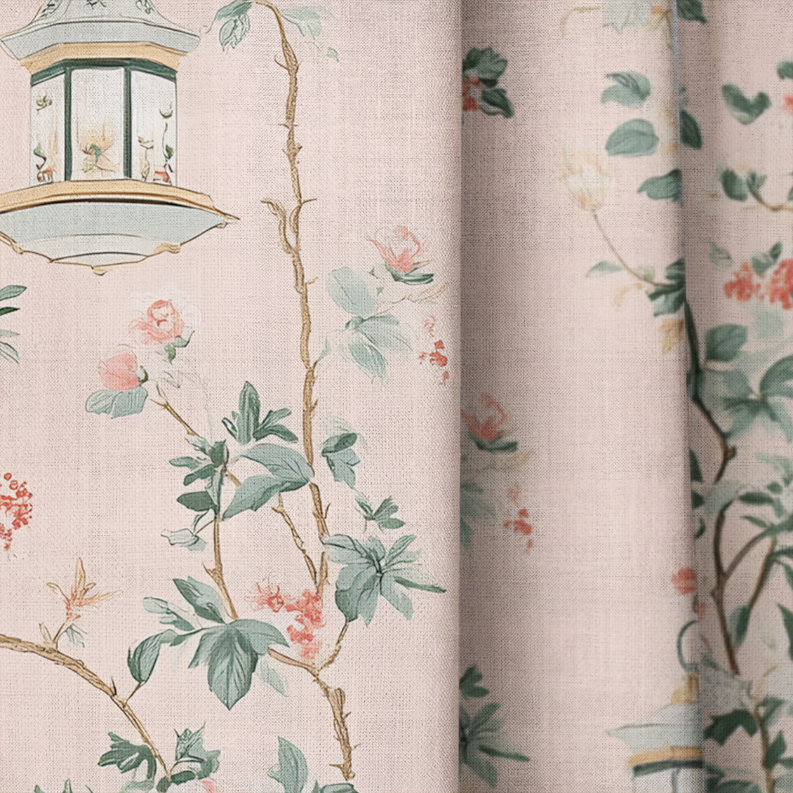 Lantern Lit - Drapery — close up