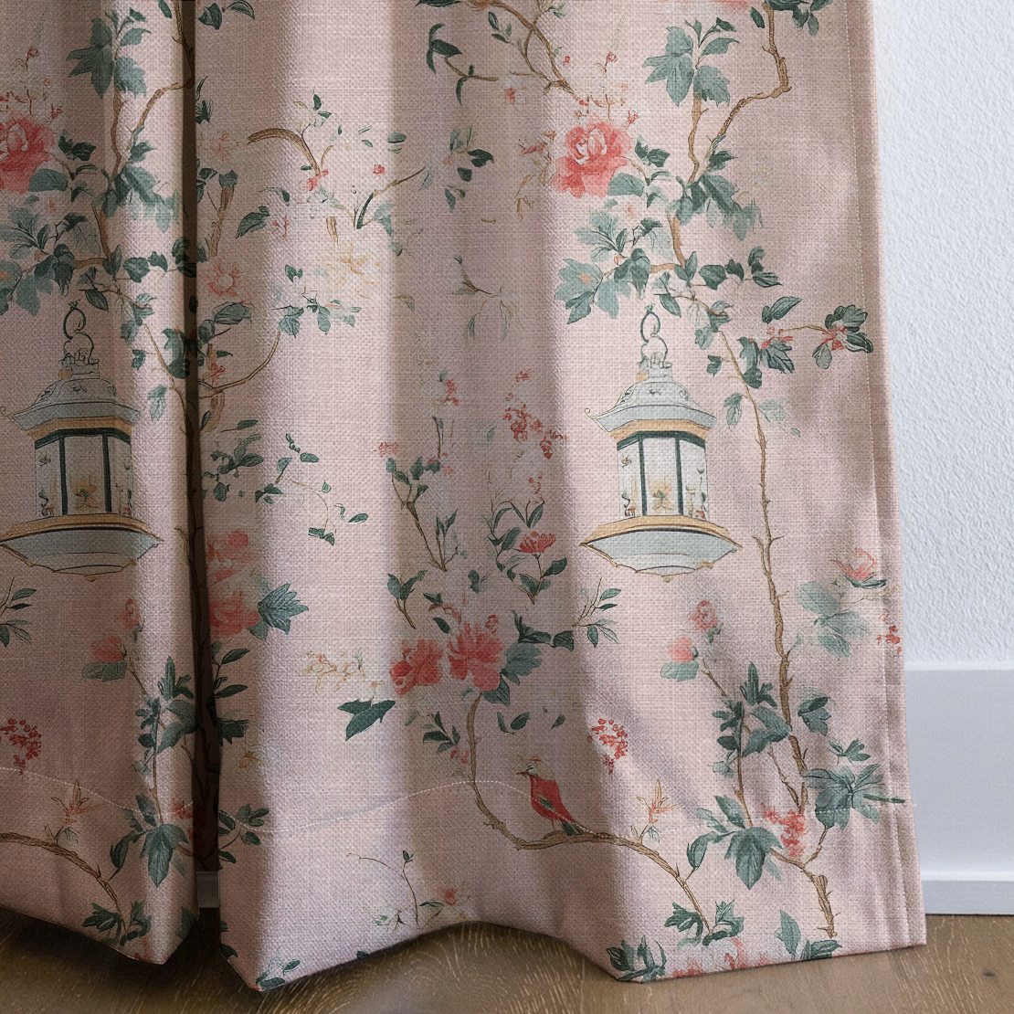 Lantern Lit - Drapery — corner closeup