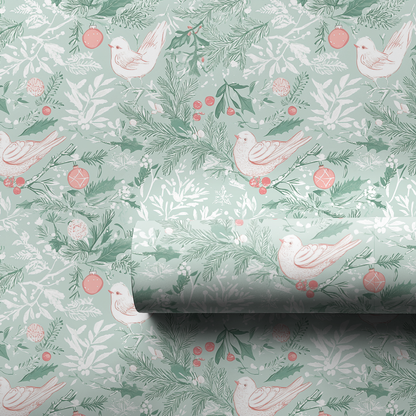 Frosted Flock - Wrapping Paper