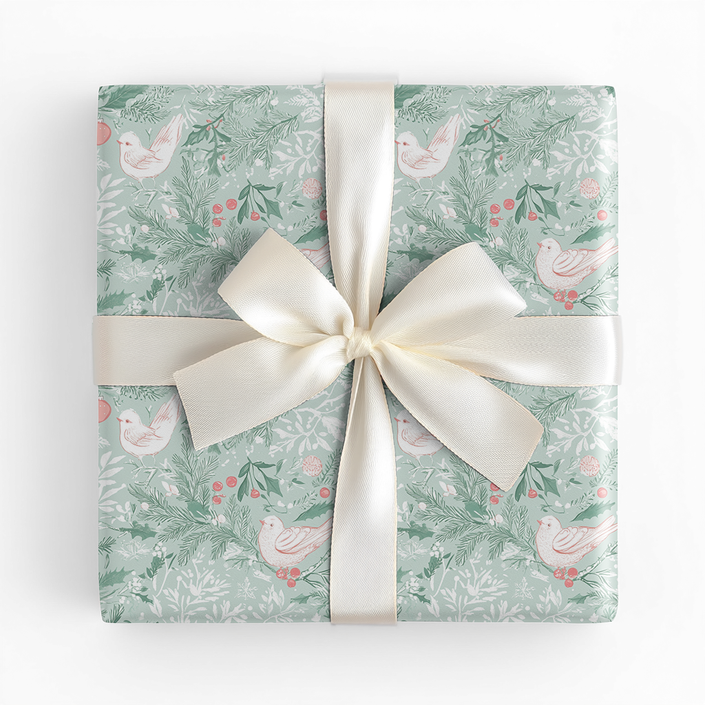 Frosted Flock - Wrapping Paper