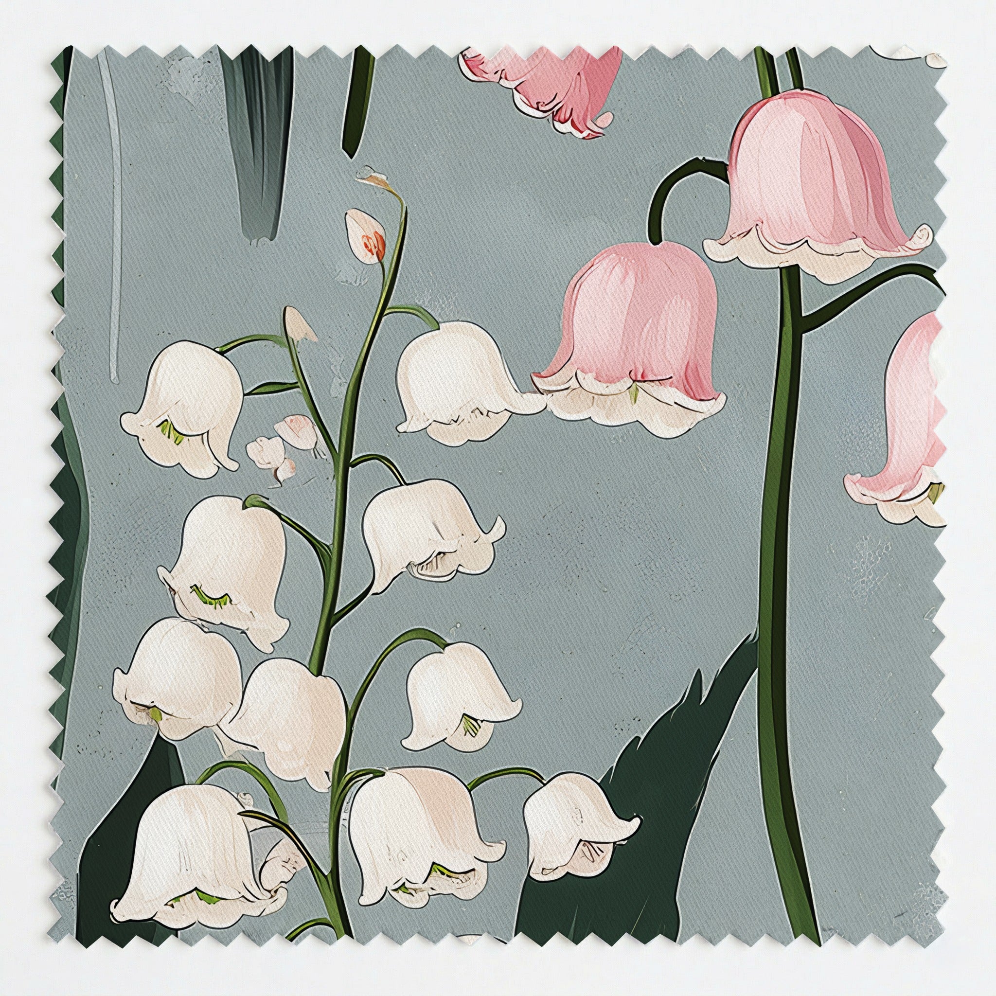 Misty Lilies Fabric by the Yard
