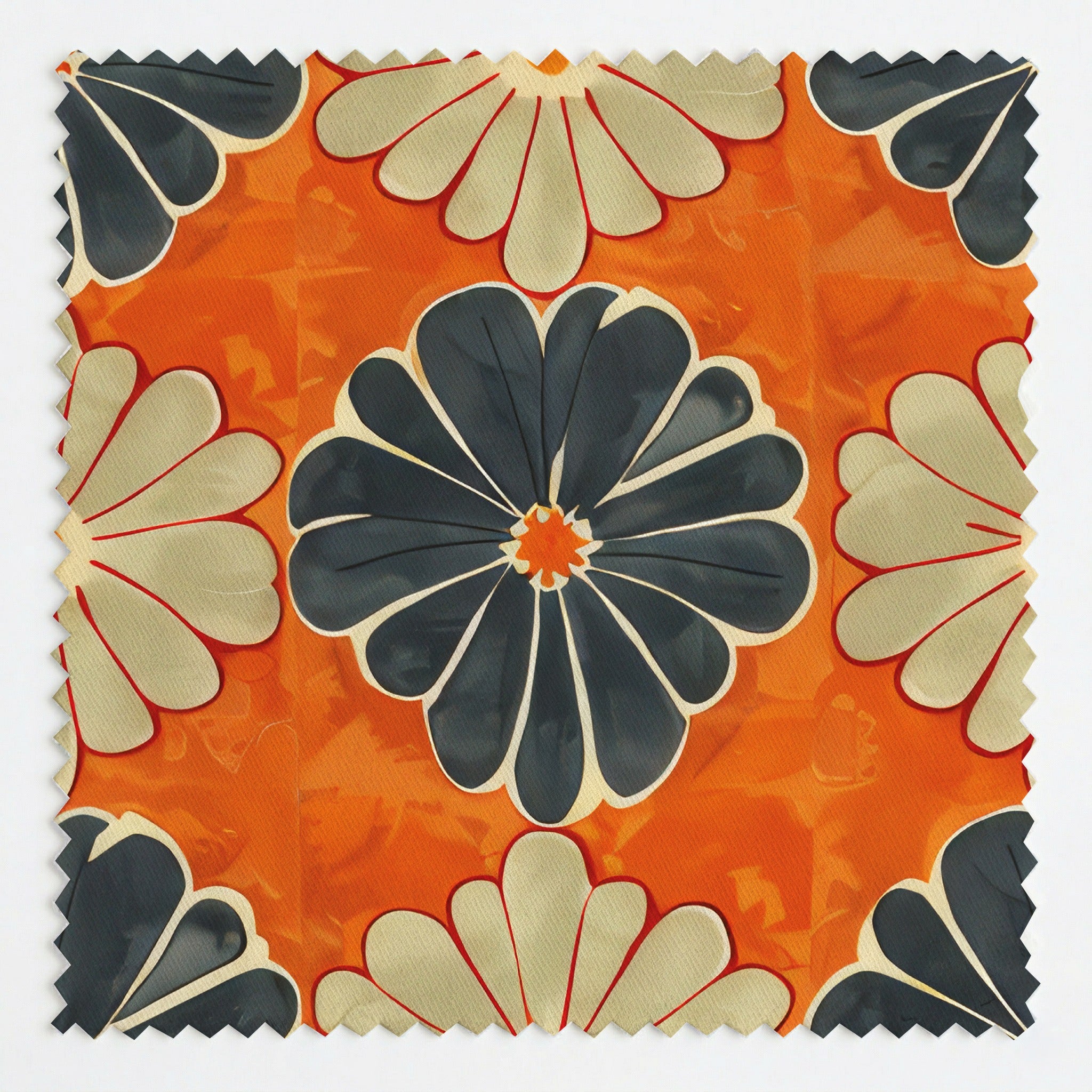 Autumn Zinnia Fabric by the Yard