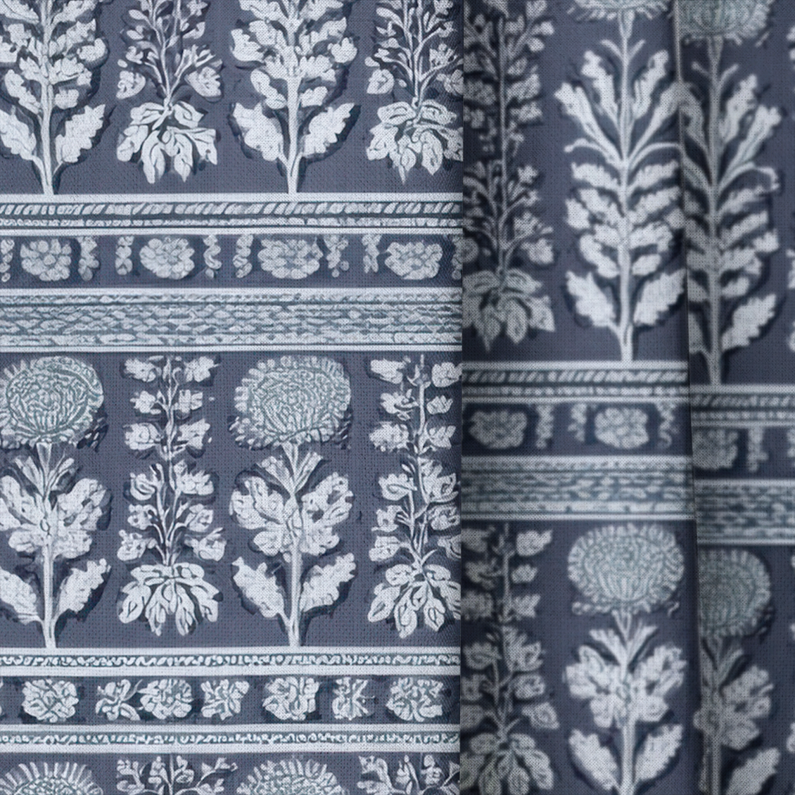 Blue Drift - Drapery — close up