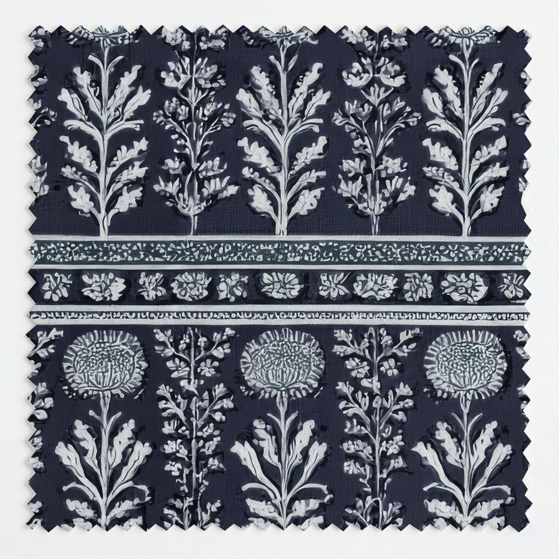 Blue Drift Fabric by the Yard
