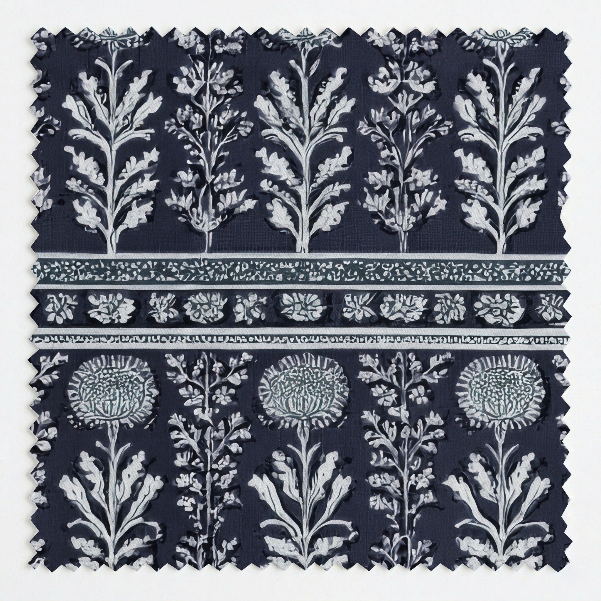 Blue Drift Fabric by the Yard