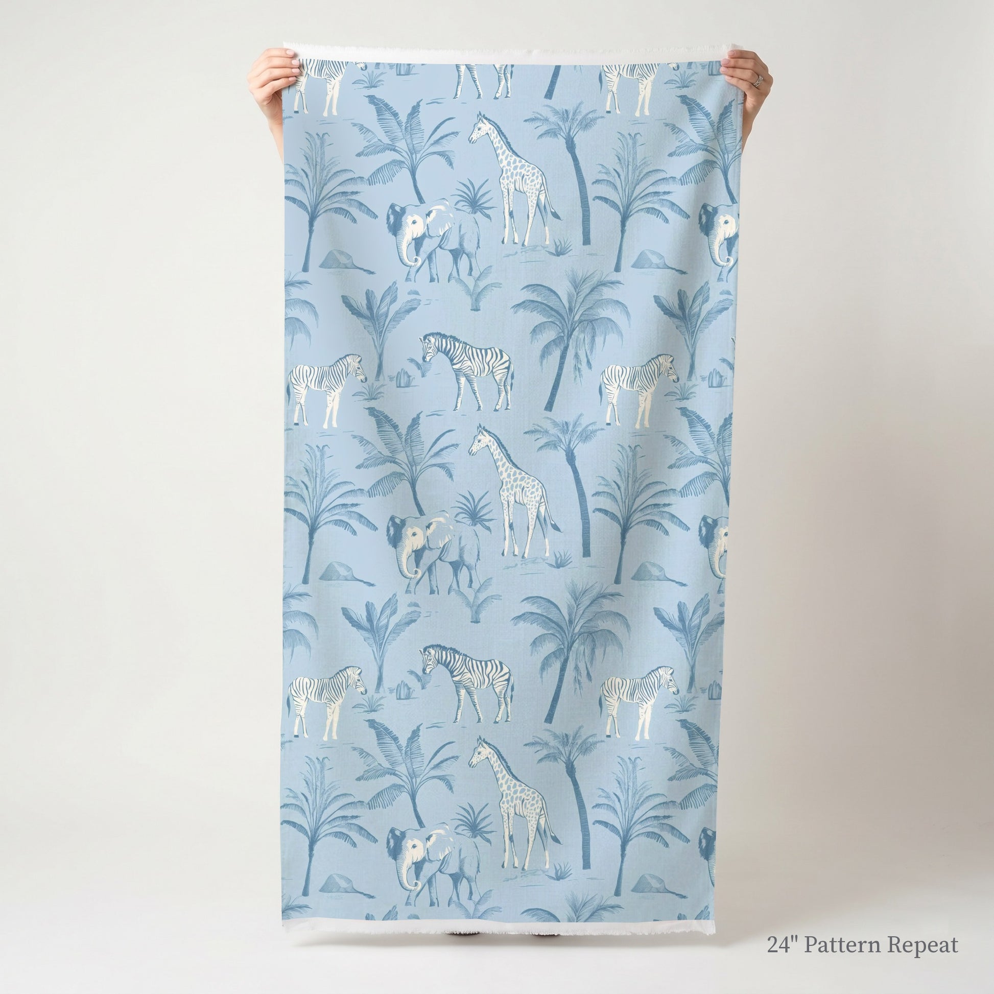 Vintage Safari Fabric by the Yard