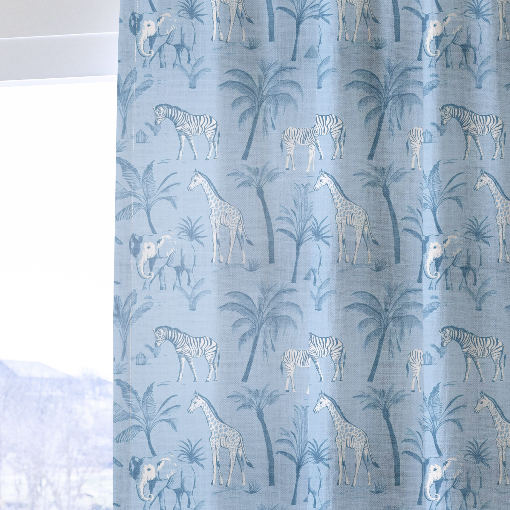 Vintage Safari - Drapery — one panel