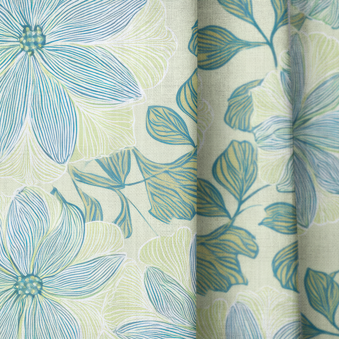 Pistachios - Drapery — close up