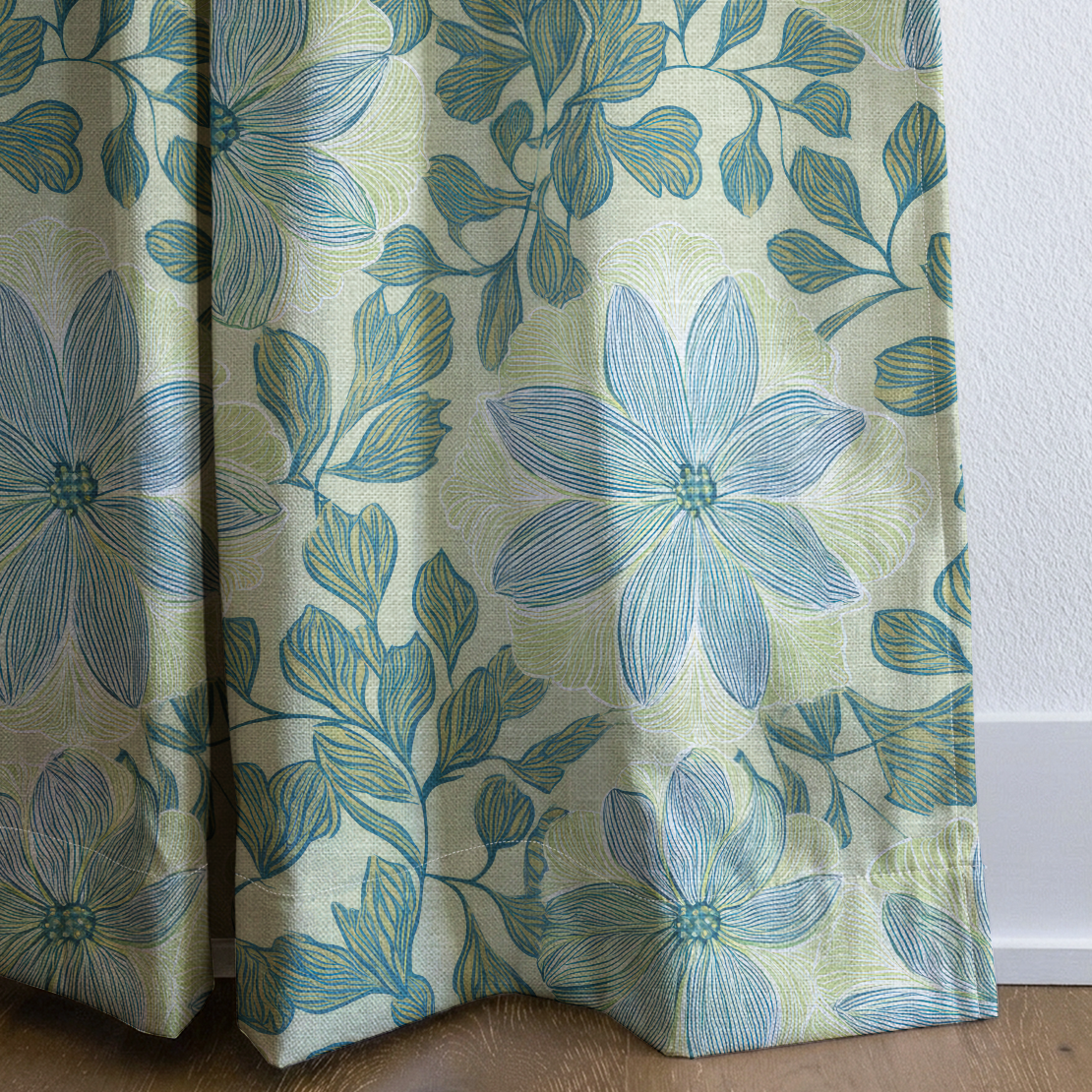 Pistachios - Drapery — corner closeup