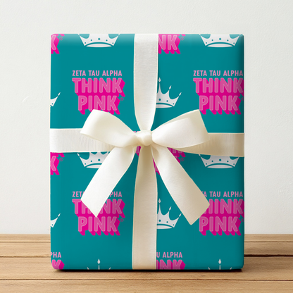 Think Pink Royalty - Wrapping Paper