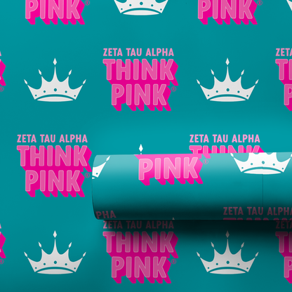 Think Pink Royalty - Wrapping Paper