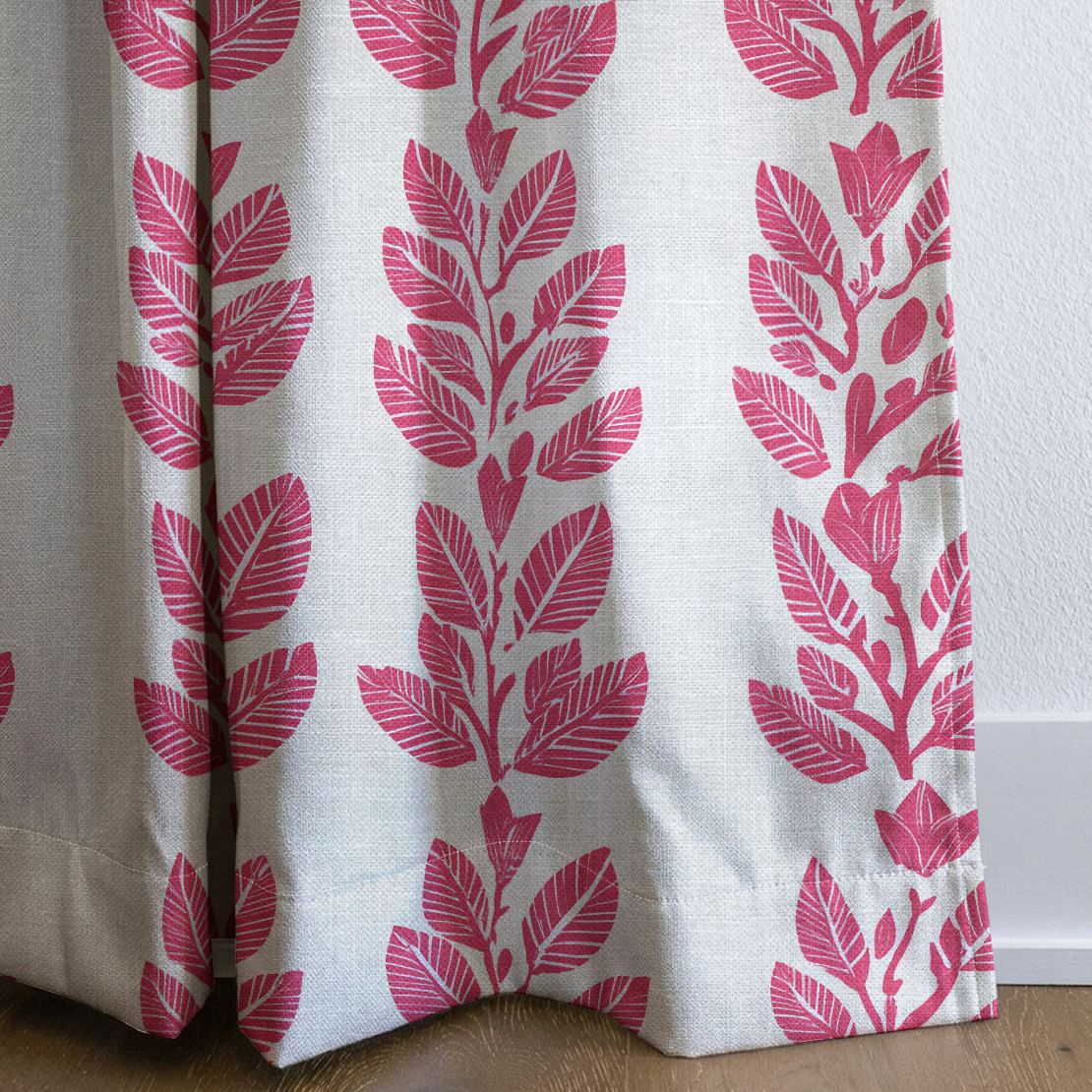 Summer - Drapery — corner closeup
