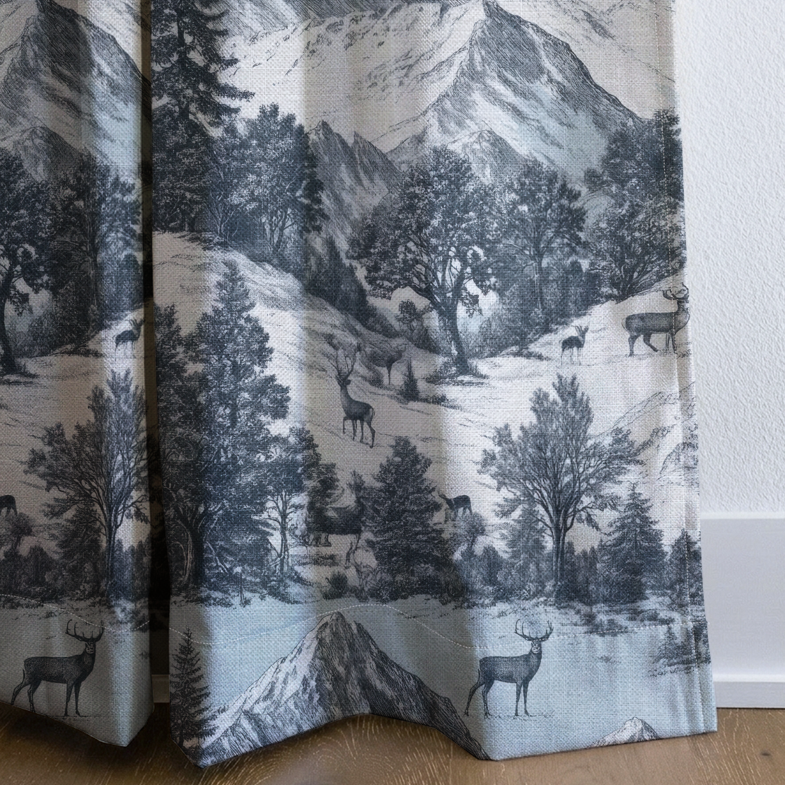 Lake Louise - Drapery — corner closeup