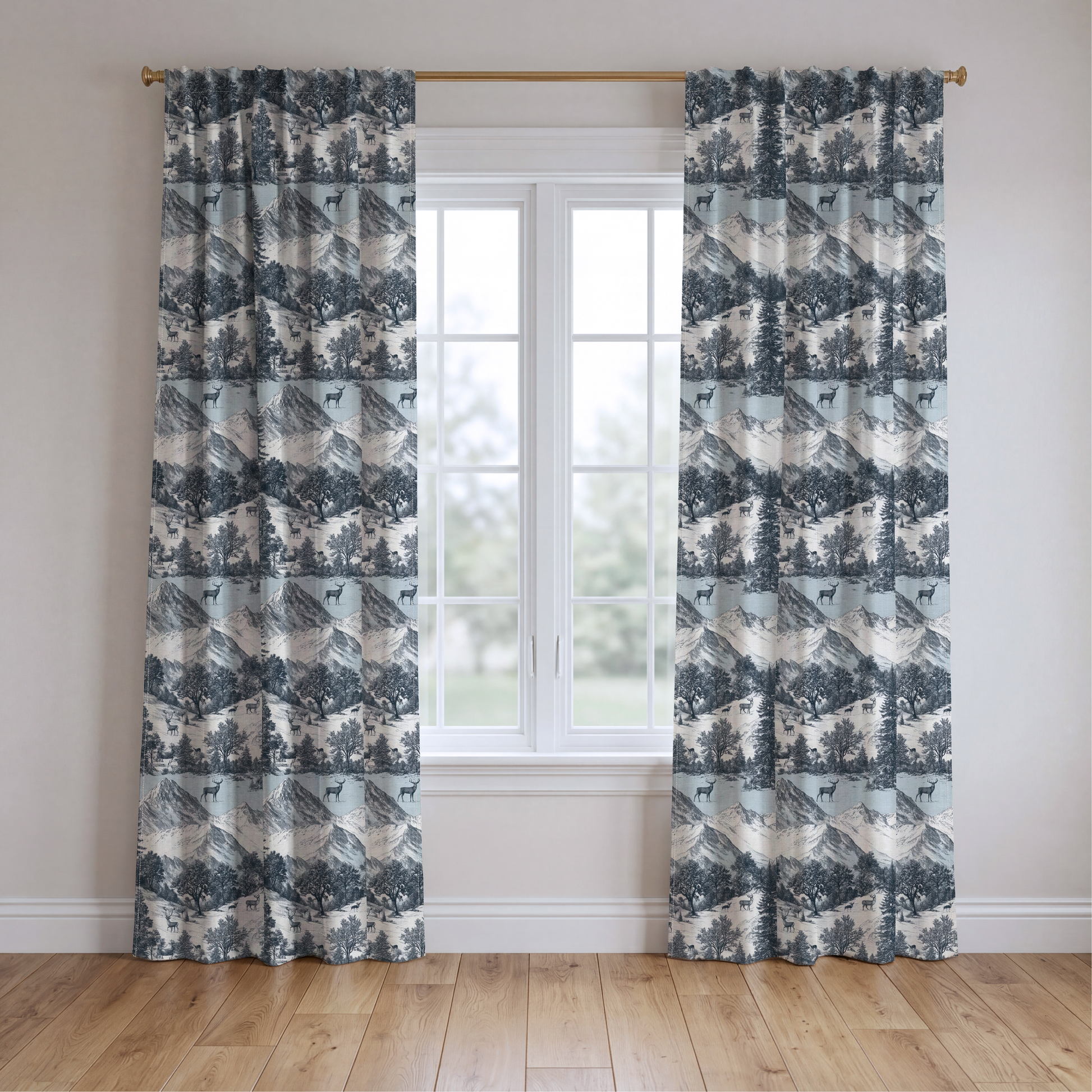 Lake Louise - Drapery — two panels