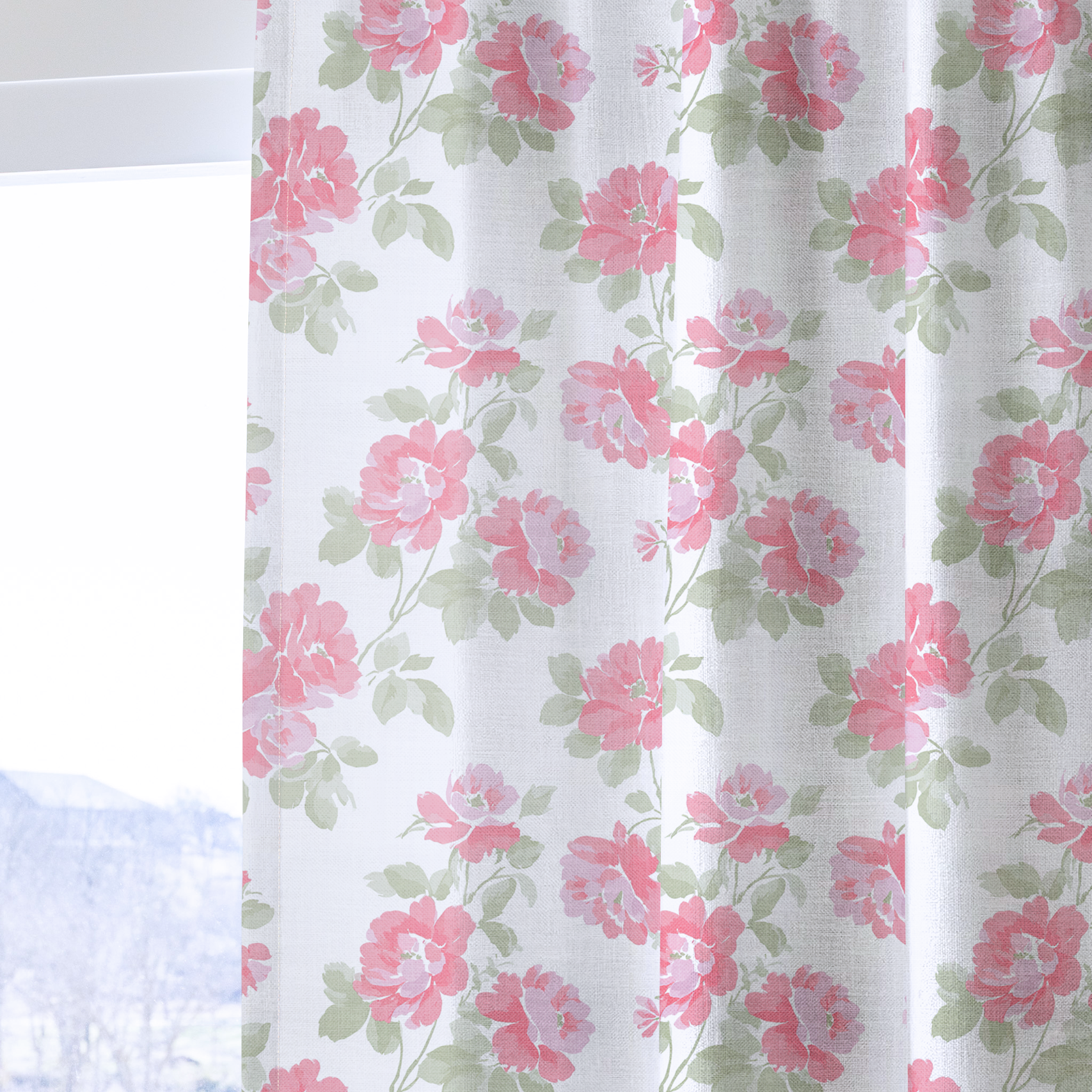 Rosewood Cottage - Drapery — one panel