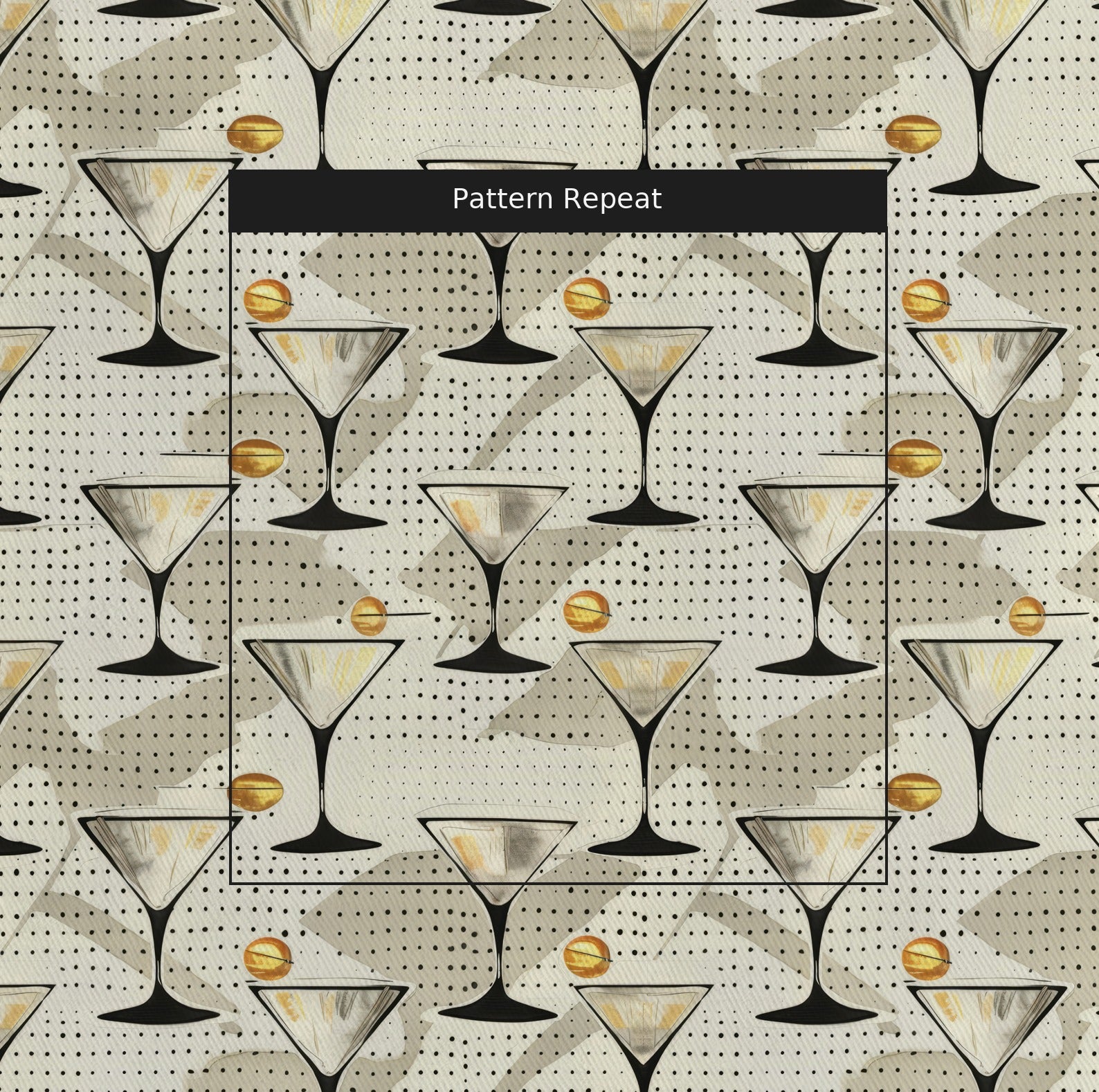 Brianna's Bash Fabric by the Yard — pattern repeat