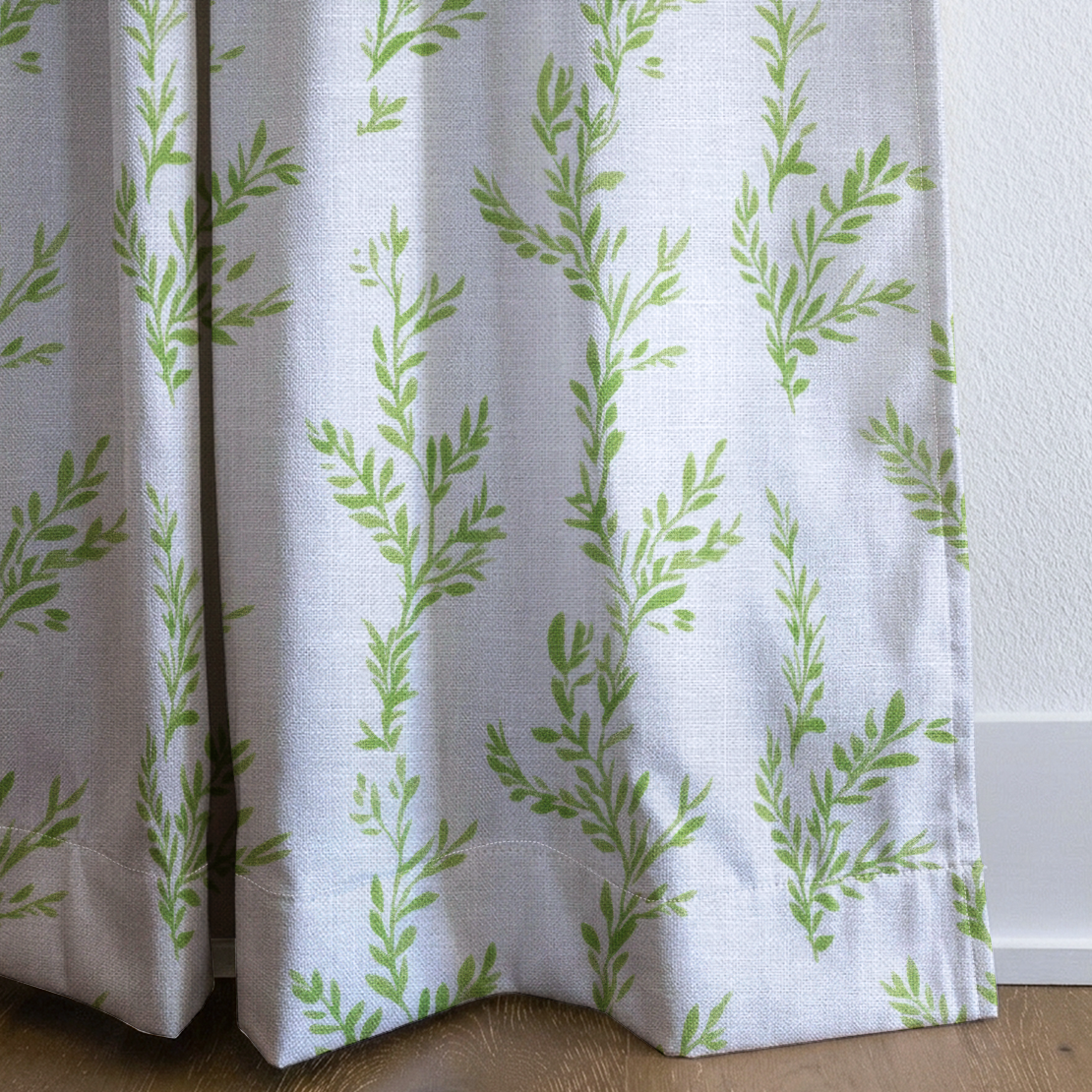 Early Sprouts - Drapery — corner closeup