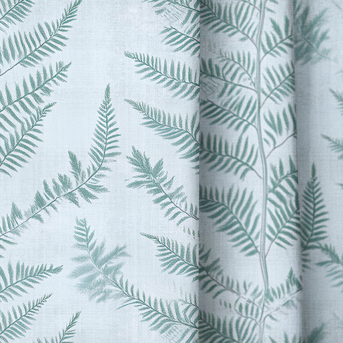 Fancy Ferns - Drapery — close up
