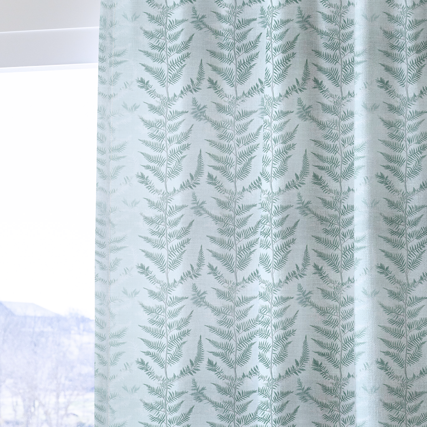 Fancy Ferns - Drapery — one panel