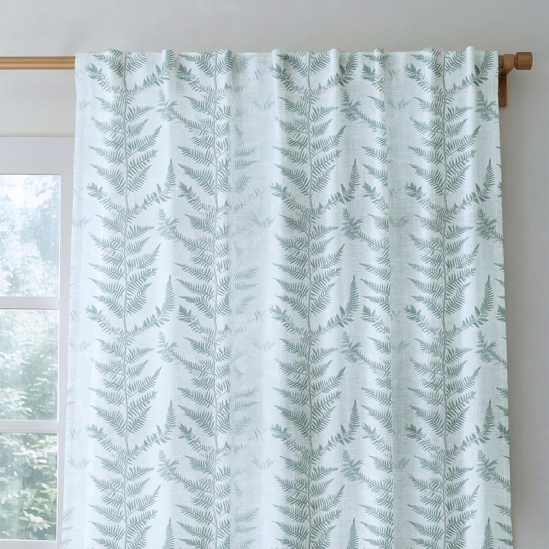 Fancy Ferns - Drapery — rod