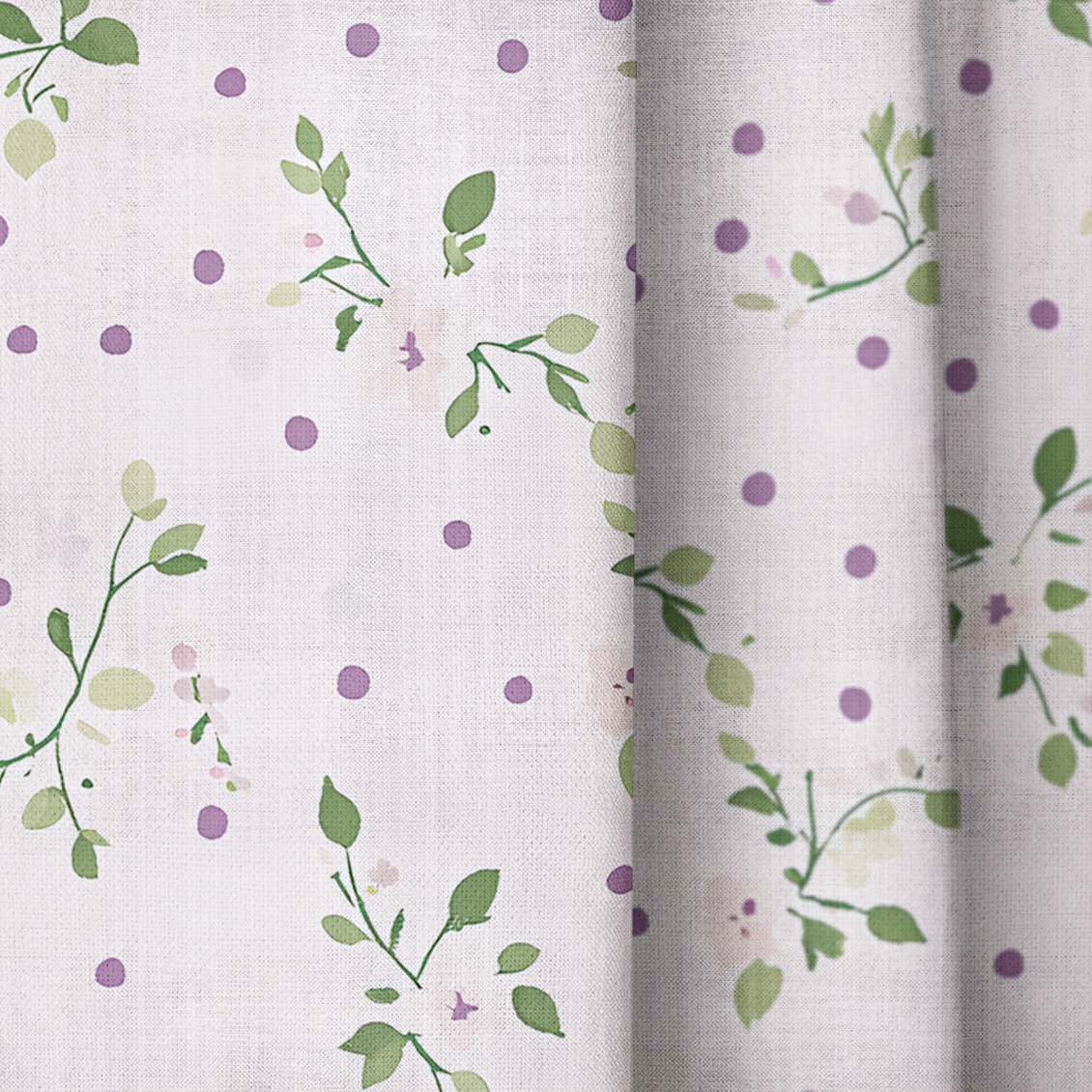 Dotted Garden - Drapery — close up