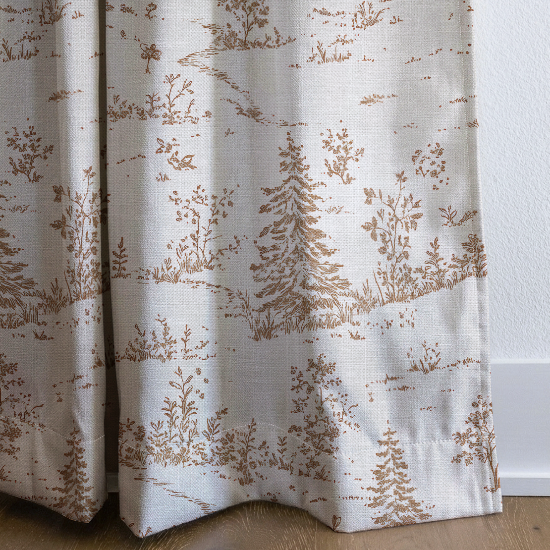 Wayne - Drapery — corner closeup
