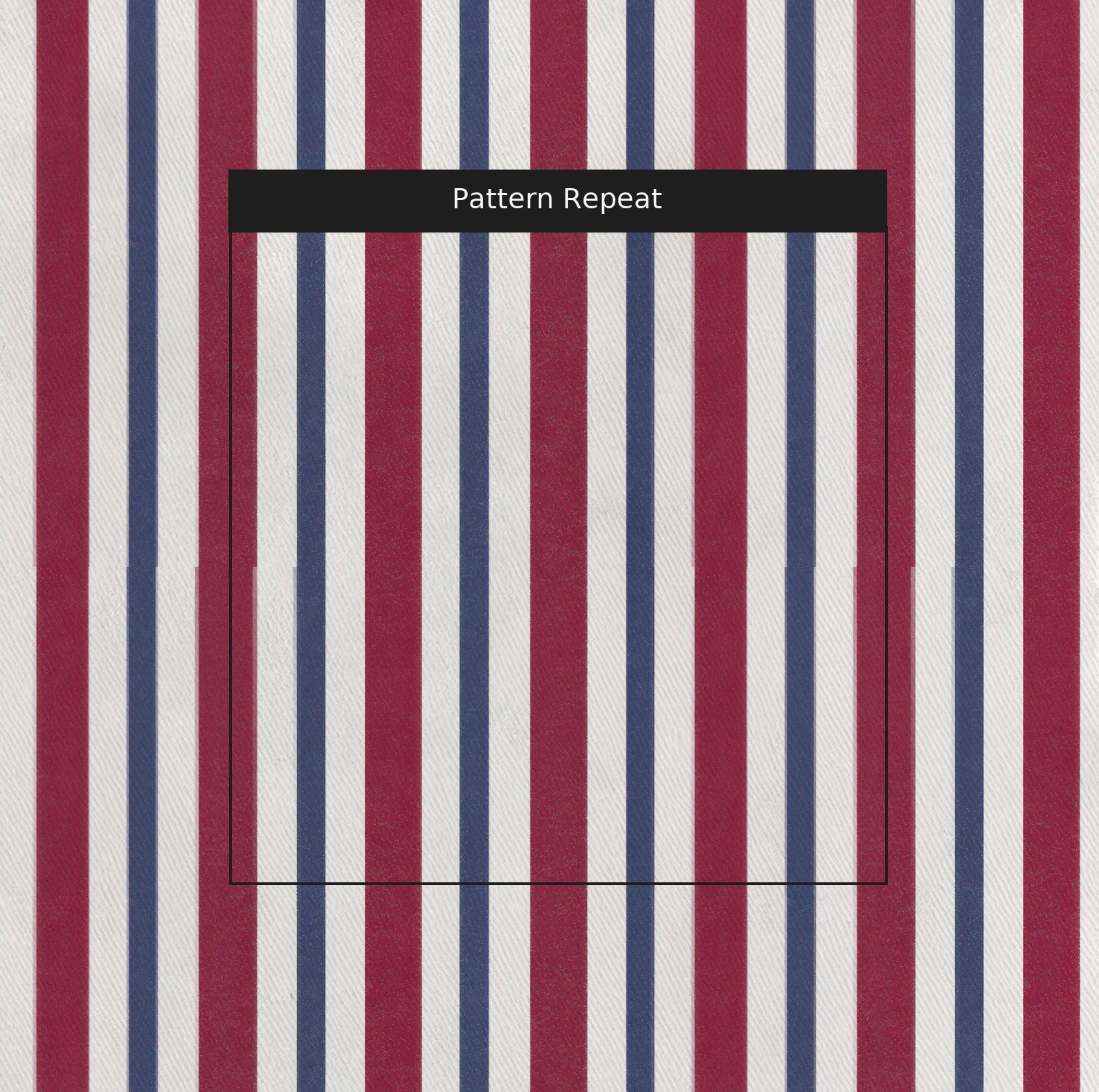 Varsity Stripe Fabric by the Yard — pattern repeat