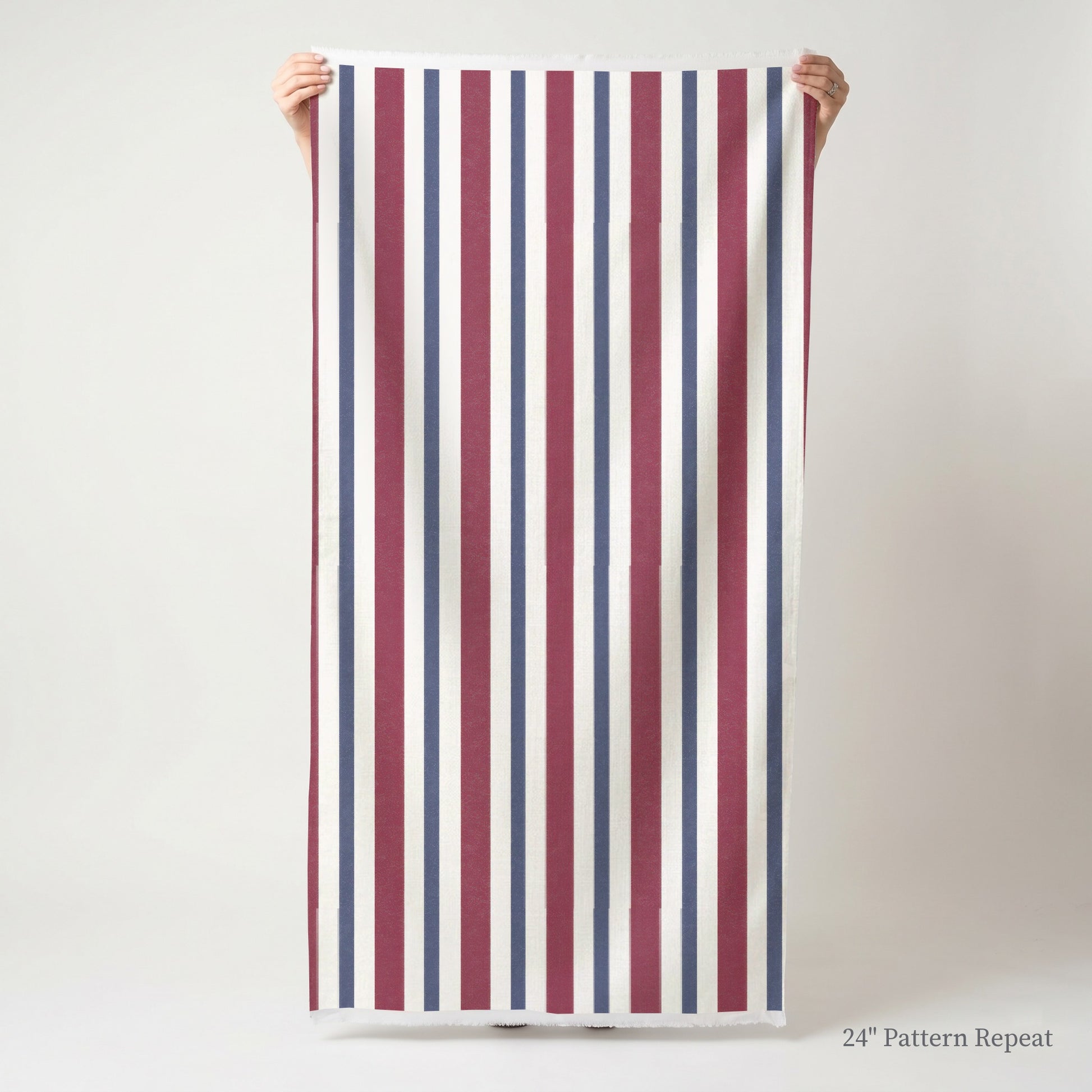 Varsity Stripe Fabric by the Yard
